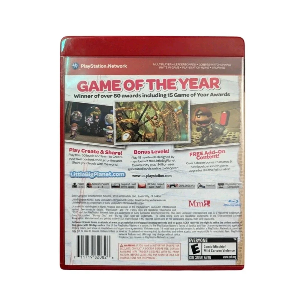 LittleBigPlanet -- Game of the Year Edition (Sony PlayStation 3) Includes manual